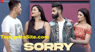 Sorry Lyrics – Simran Jeet, Ankita Khare – TopLyricsSite.com